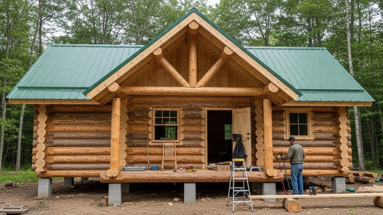 He Built a Massive House Alone in 2 Years — With Nothing but Primitive ...
