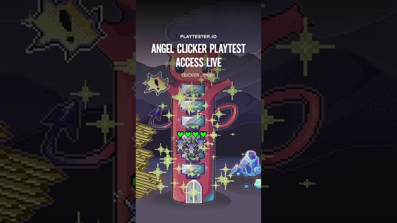 Found a playtest for Angel Clicker