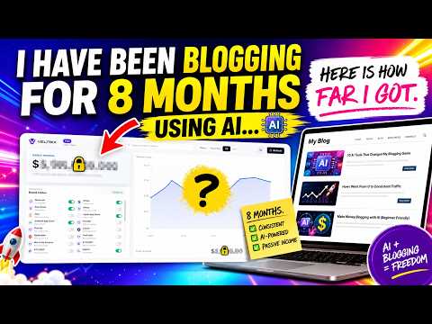 I have Been Blogging For 8 Months Using Ai... Here is how far I Got.