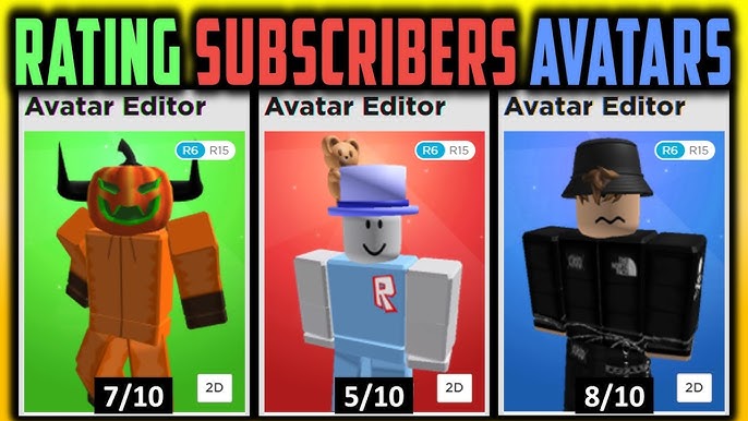 Rating Subscribers ROBLOX Avatars 2020! PART 1! - YouTube