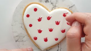 How to make heart cookie | tutorial - real time