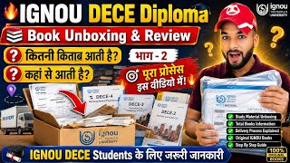 IGNOU DECE Books Unboxing &amp; Review 📚 || DECE-1 DECE-2 DECE-3 Books 2026 || IGNOU Study Material ||