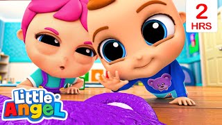 Lost Toy  Where Did Teddy Go? | Little Angel | Nursery Rhymes for Babies