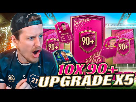 WHERE IS HAALAND?! 10X 90+ UPGRADE X5 PACKS! FIFA 21 Ultimate Team