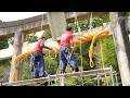 神社を支える最上級しめ縄の製造工程！鳥居に取り付ける瞬間まで
