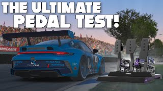 Conspit CPP Lite Hydraulic pedals vs iRacing Porsche Cup at Belle Isle!