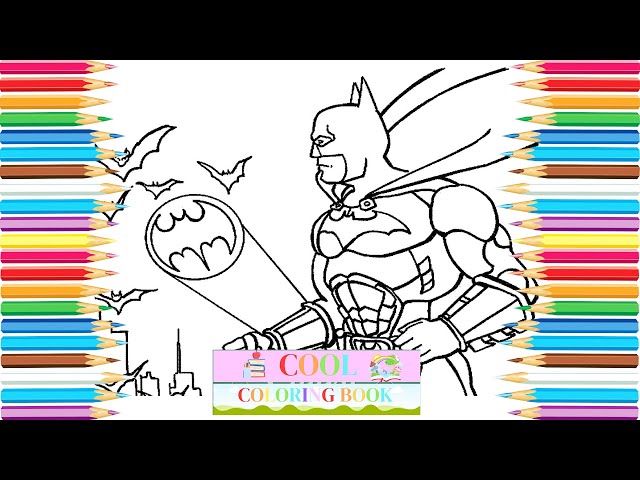 Batman Coloring Book for Kids: Great Coloring Pages For Batman