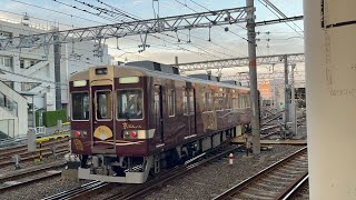 阪急正雀駅6300系4編成京トレイン回送入庫