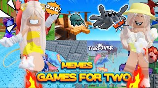 FUNNY GAMES FOR TWO ROBLOX🤣🎮 #roblox #simba #memes 