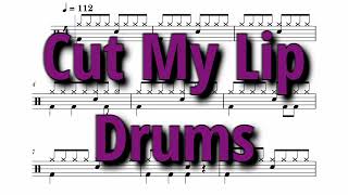 Cut My Lip - Twenty One Pilots - Drums Sheet Music