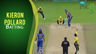 Psl 2017 Playoff 3 Karachi Kings Vs. Peshawar Zalmi - Kieron Pollard Batting
