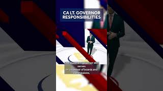 What does California's lieutenant governor do?