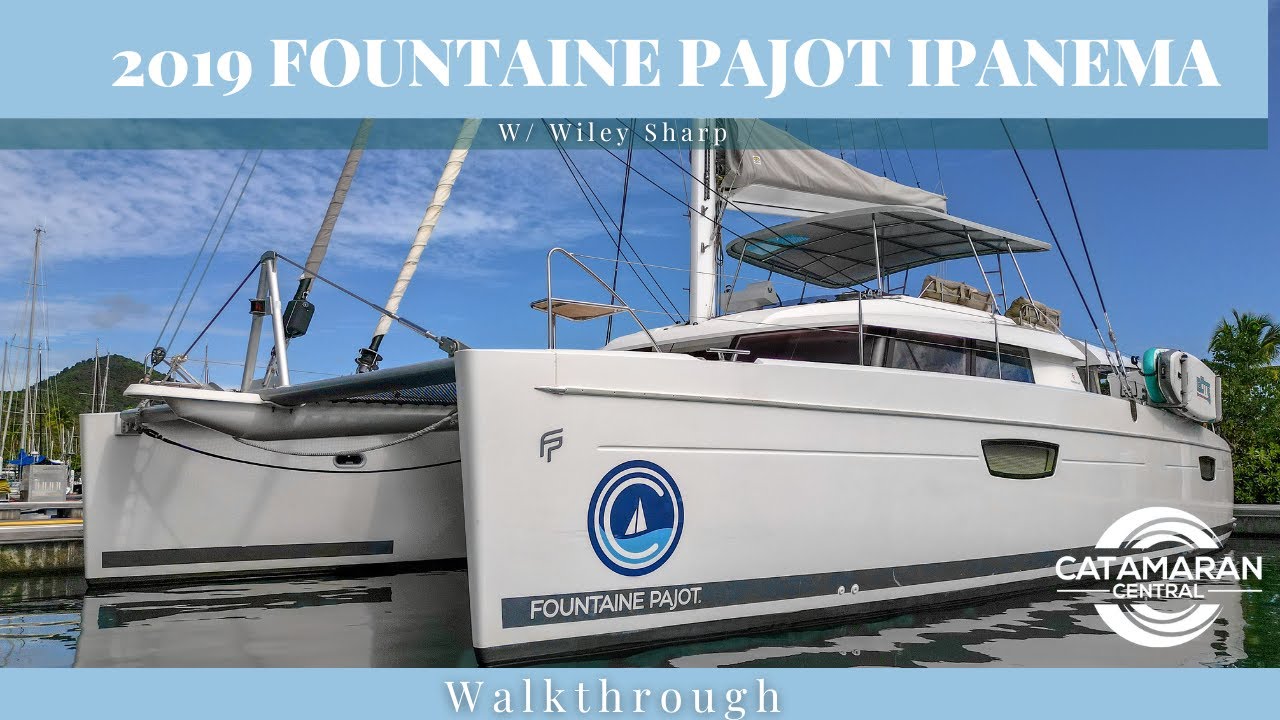 ⁣2019 Fountaine Pajot Ipanema 58 - Walkthrough w/ Commentary