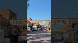 Ft. Worth Stockyard is a must visit 🐂 #texas #tourism #western #travel #oldwest #stockyards