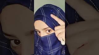 how to use hair pin on hijab/niqab  #shorts #shortsfeed #hijabhack #hijab #viral #trendingsound