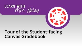 Student Grade Book in Canvas