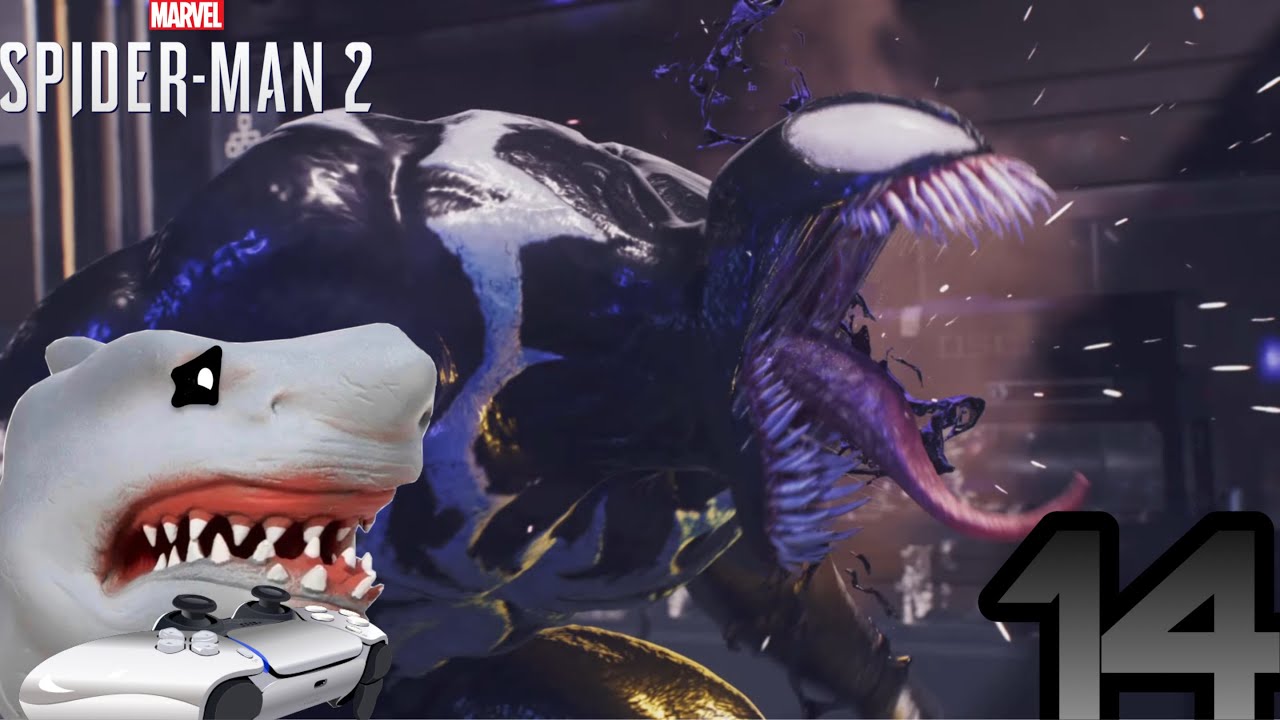 Shark Puppet plays Spider Man 2 pt 14 (VENOM!!!) - YouTube