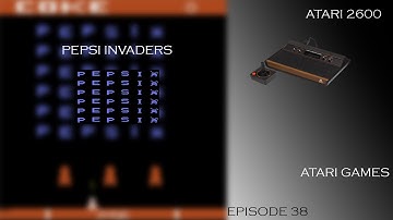 LETS PLAY PEPSI INVADERS ON ATARI 2600 (COKE WINS)