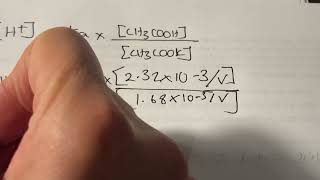 Buffer solutions A level Chemistry AQA exam question stepwise explanation 16 marks