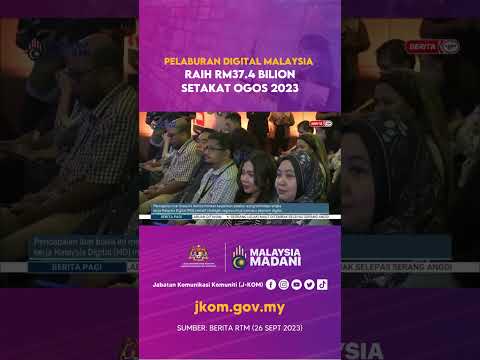 PELABURAN DIGITAL MALAYSIA RAIH RM37.4 BILION SETAKAT OGOS 2023