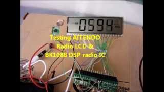 Testing BK1088 DSP Radio IC with LCD radio indicator