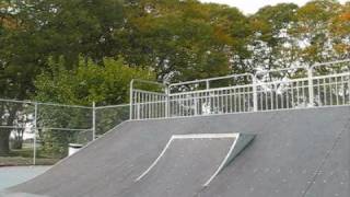 Backside 180 bri attempt and barspin bail