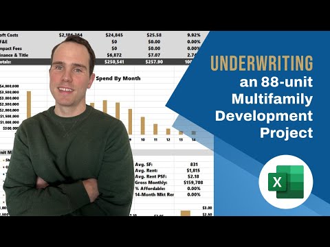 Underwriting an 88-unit Multifamily Development Project