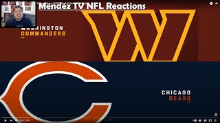 Washington Commanders vs. Chicago Bears Highlights Reaction | 2022 Week 6