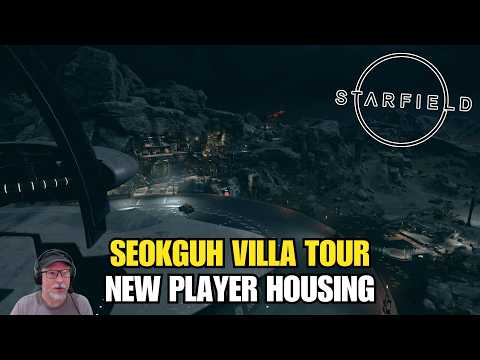 Seokguh Villa Tour - New Player Housing In Starfield with Tracker Alliance