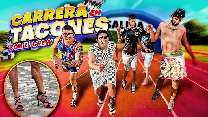 👠CARRERA CON TACONES CON EL CREW RETOJORJAIS