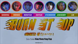 MONSTA X (몬스타엑스) - Burn It Up (Color Coded Han/Rom/Eng/Esp Lyrics)