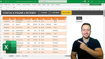 Como fazer Planilha de Controle de Contas a Pagar e Receber | Baixar Grátis | com Dashboard