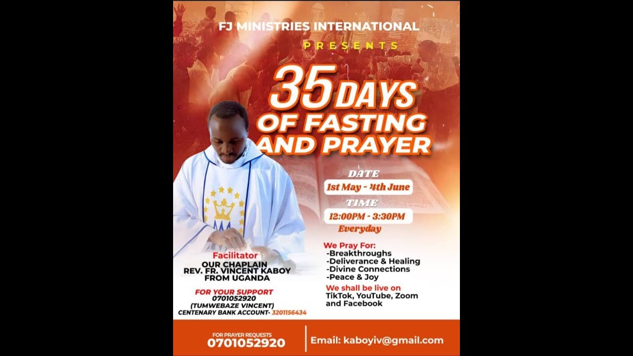 ( DAY 2/35 DAYS) OF FASTING AND PRAYER - YouTube