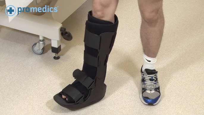 How To Put on and Wear Aircast Walking Boot 