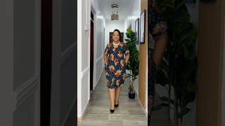 Kitenge Short Shift Dress