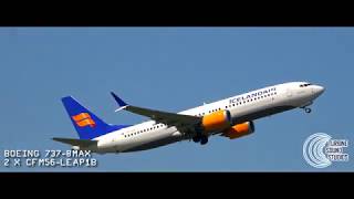 Boeing 737 sound comparison - CFM56-3 - CFM56-7 - CFM-LEAP-1B