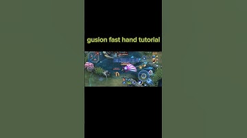 Gusion fast hand tutorial #gusion #tutorial #gusionfasthand #shorts #tiktok