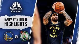 Gary Payton II highlights: Watch Warriors guard score 14 in loss vs. Celtics | NBC Sports Bay Area