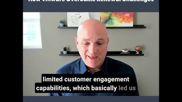 How Vmware overcame their renewal Challenges