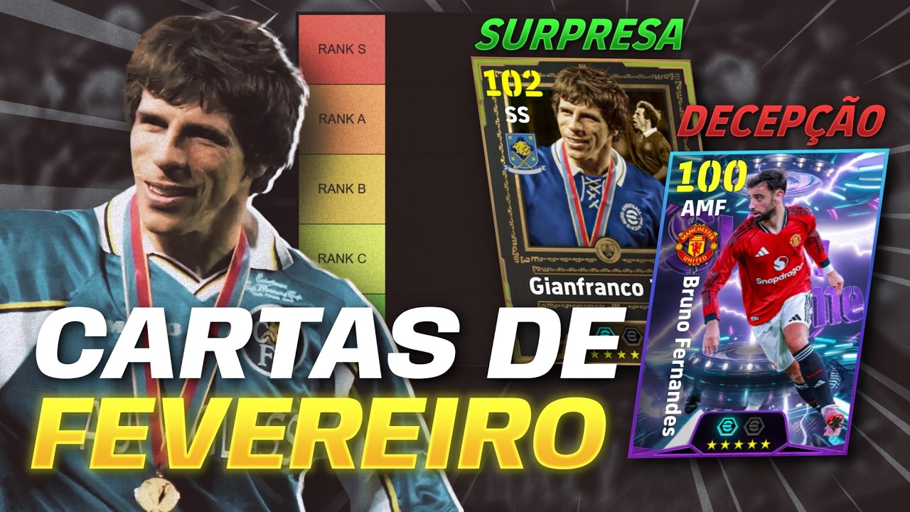 MELHORES CARTAS do eFootball de FEVEREIRO/2026 🔥 | Tier-List