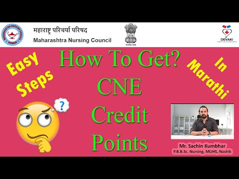 How To Get CNE Credit Points Hours Maharashtra Nursing Council Registration Renewal 2022 Online CNE