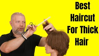 The Best Haircut for Thick Hair - TheSalonGuy screenshot 4