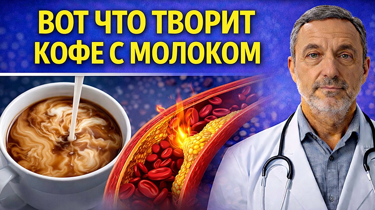 Даже раковые клетки боятся этого? Вся правда о кофе с молоком после 50 лет