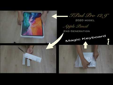 unboxing of IPad, Magic Keyboard & Apple Pencil - YouTube