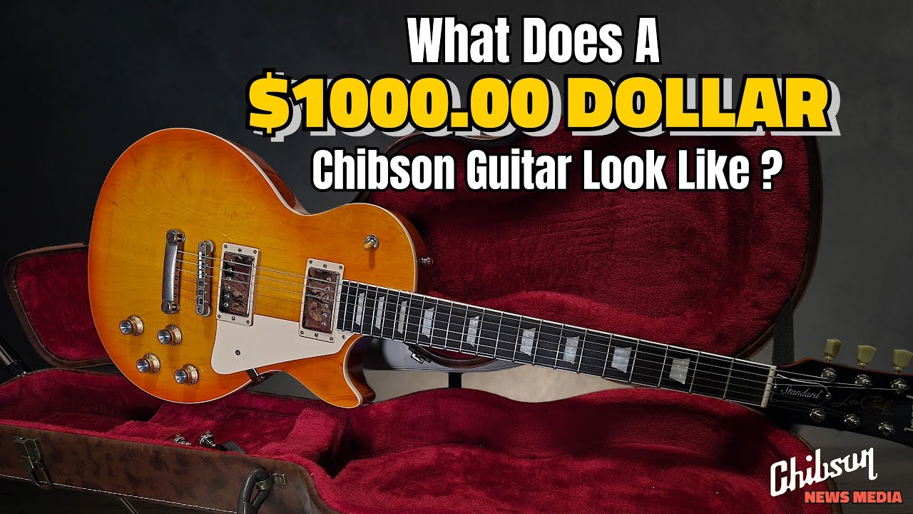 CHIBSON Les Paul That Uses Authentic Gibson Parts! - YouTube