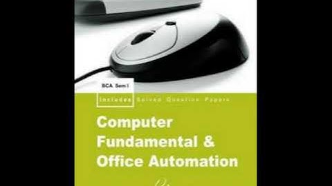 BCA 1 semester computer fundamentals and office automation unit6(spreadsheets and database packages)