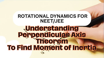 Understand the Perpendicular Axis Theorem Once and for All | Rotational Motion Made Easy| NEET & JEE