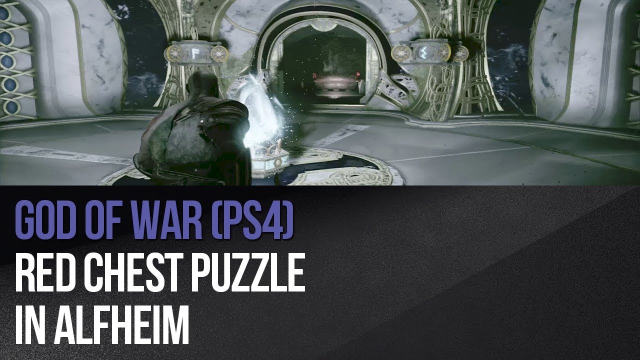 God of War (PS4) Red Chest Puzzle in Alfheim YouTube