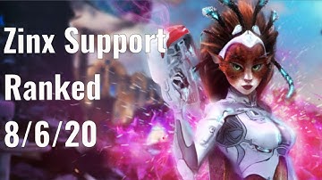 Zinx Support 8/6/20 - Ranked - Predecessor