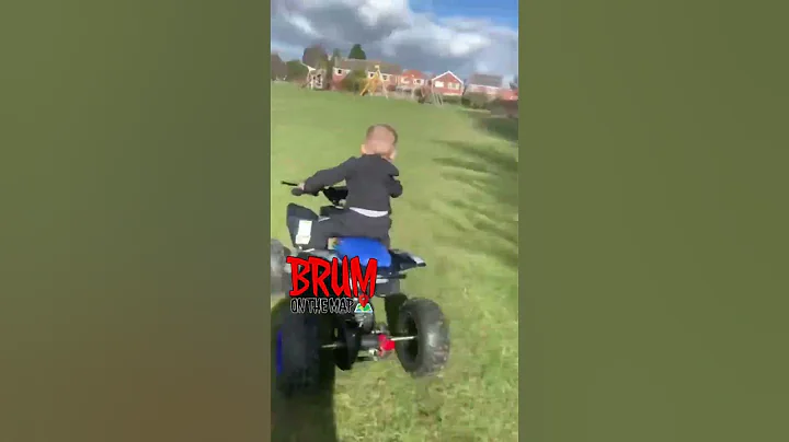 👶🏼 3 year old steals his big brothers quad bike 🏍💨 #Birmingham #kids #wow #fun #viral #fyp #brum